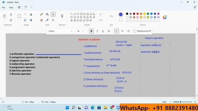 Lecture-32 Python | What is Operator and Operand ? Types ? | How to Use Operators ? in Hindi смотреть онлайн