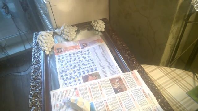 Декор "Старинного" большого зеркала своими руками готов. ч. 2 смотреть онлайн