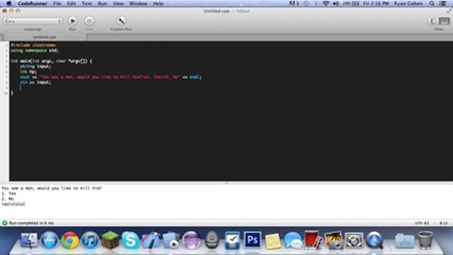 Basic C++ Tutorial - Console Game [1] смотреть онлайн