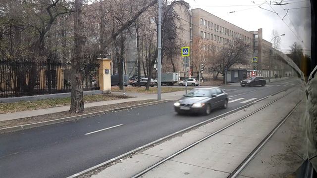 [4K] Улица Вавилова Москва из трамвая 31 октября 2018 г. смотреть онлайн
