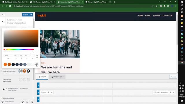 WordPress/Elementor: Global theme setting - Color | Font | Header смотреть онлайн
