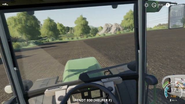 Farming Simulator 19 - FENDT 900 VARIO TMS Sowing Carrots in the Field With a Seeder CHERVONA ZIRKA смотреть онлайн