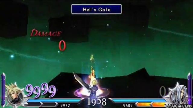 Dissidia 012 - Aerith Assist Bravery and HP Attacks смотреть онлайн