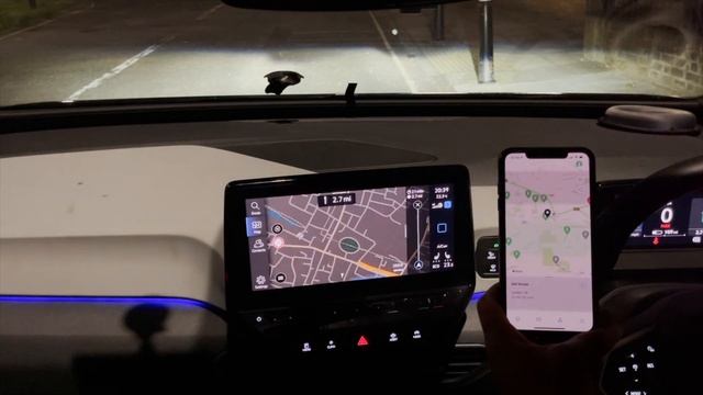 How to send map route from your phone to VW ID3 & ID4 смотреть онлайн