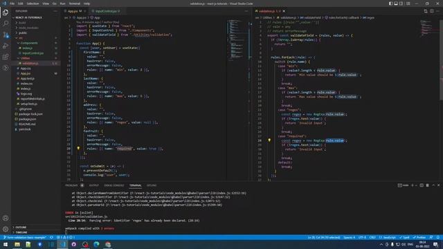 #15 React form validation best practices in details смотреть онлайн