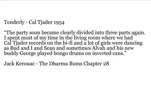 Tenderly - Cal Tjader 1954 смотреть онлайн