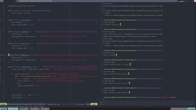 Export mysql table data to json as a stream using PHP смотреть онлайн