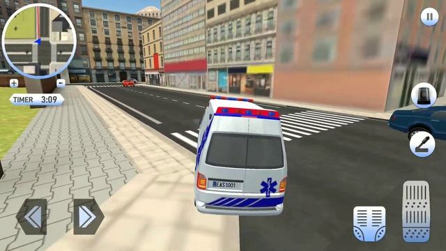 Roof Jumping Ambulance Simulator - Rooftop Stunts #2 | Android Gameplay HD смотреть онлайн