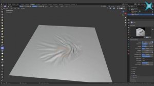 Кисть для моделирования ткани в BLENDER 3D