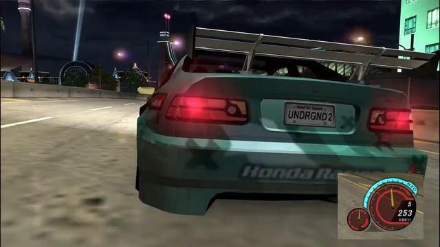 【NFSU/NFSU2】NFS Underground 2 Uruha Rushia『潤羽るしあ』Honda Civic SI (EM1) Itasha Wangan Midnight Parod смотреть онлайн