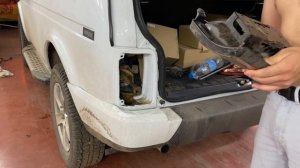 НИВА НА СТИЛЕ! Установка задних диодный LED фонарей и диодных туманок (дешево, сердито)