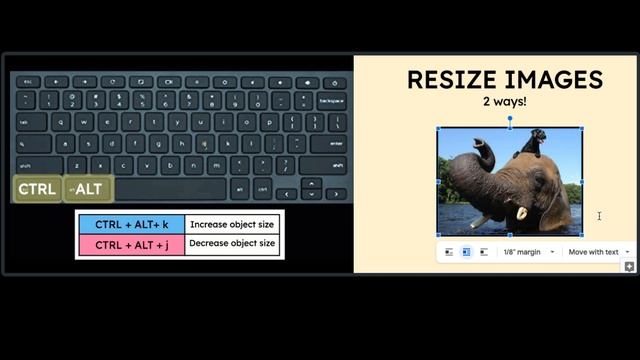 Keyboard Shortcut for Resizing an Image смотреть онлайн