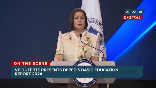 WATCH: VP Duterte presents DepEd's Basic Education Report 2024 | ANC смотреть онлайн