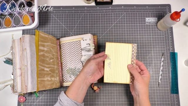 CWM Finisco il Junk Journal vintage |Shaker card con foglia vera | abbellimenti vari | смотреть онлайн