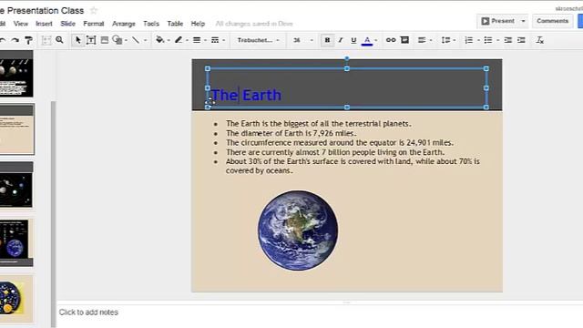 Changing Text Color, Fill, or Background Color in a Google Presentation. смотреть онлайн