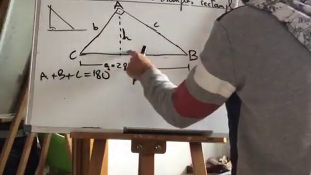 Unitat 6. Teorema del catet. Teorema de l’altura. Pàgina 129. Exercici resolt. Vídeo 74 смотреть онлайн