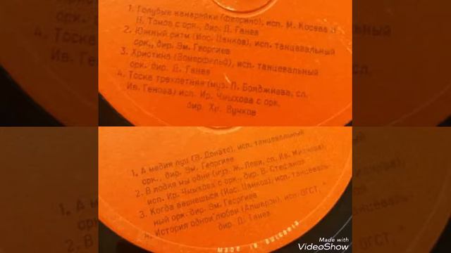 Vinyl made in Bulgaria - Blue canary - История одной любви Димитър Ганев смотреть онлайн