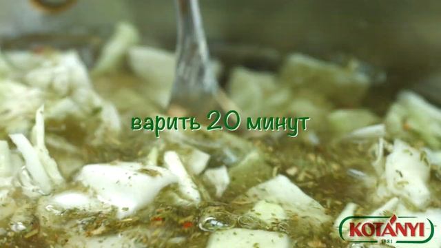 Борщ с грибами с приправой Kotanyi VEGGY 