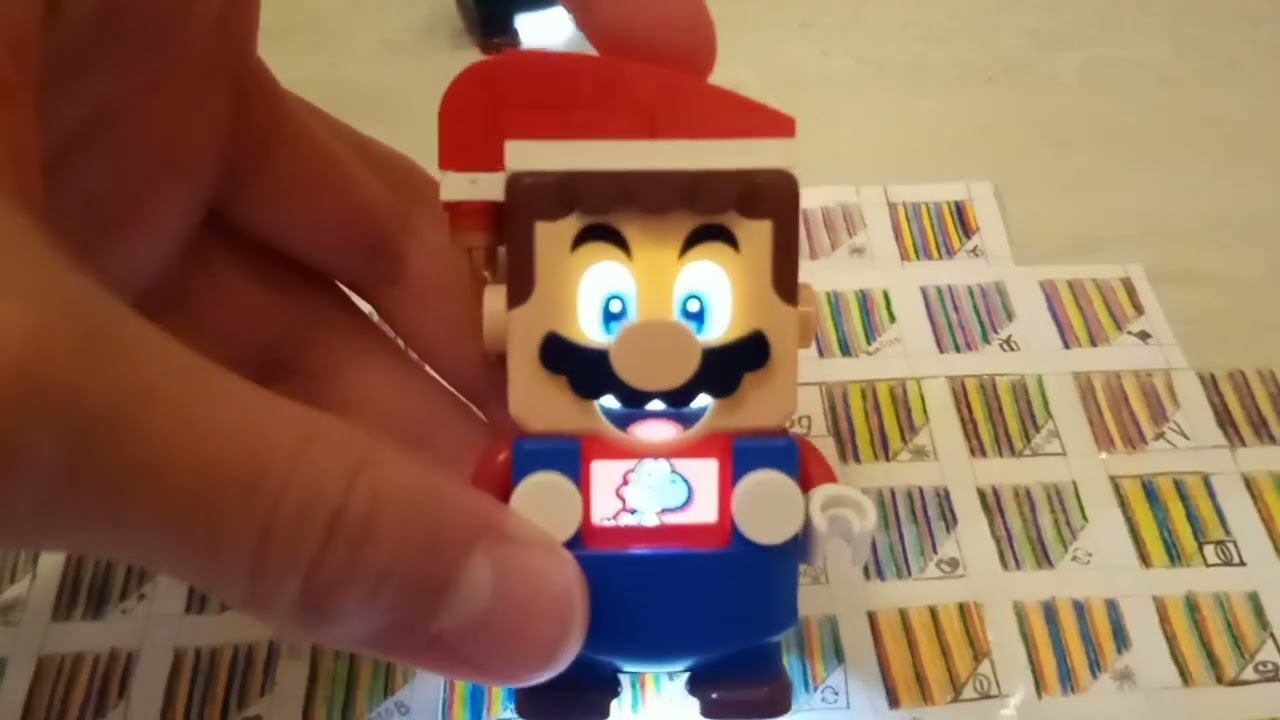 Blue Yoshi Barcode From Winter 2023 Sets of Lego Super Mario Luigi Peach in my action bricks catalog смотреть онлайн