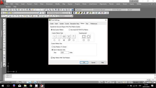TUTORIAL AUTOCAD LAND DESKTOP - INSERT POINT смотреть онлайн