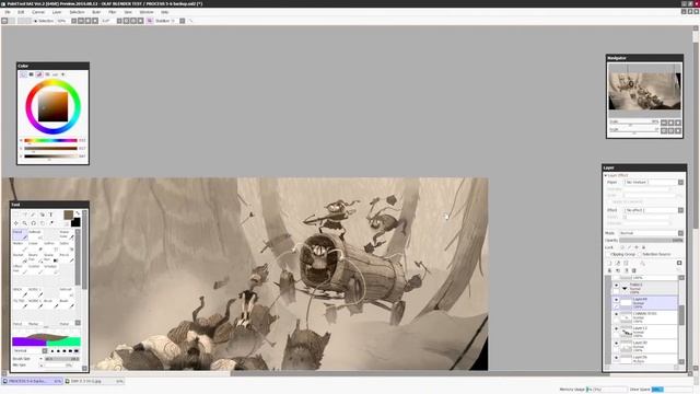Keyframe process.Sketchbobok to Digital. смотреть онлайн