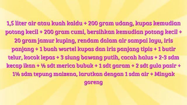 Resep Soup Seafood Nikmat Praktis