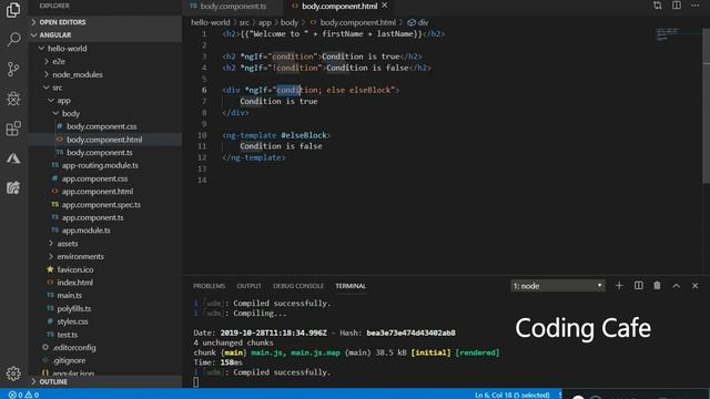 Angular ng if Directive - Angular Tutorial for Beginners | ng-if AngularJs example Tutorial 7 смотреть онлайн