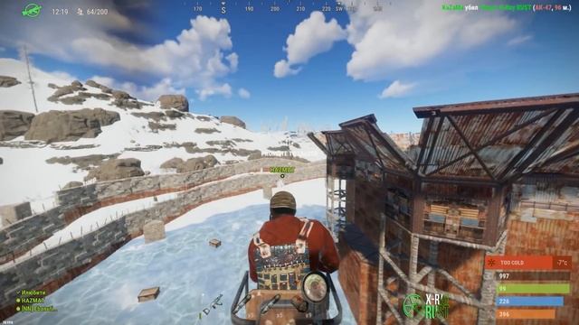 RUST - РЕЙД ОГРОМНОГО ОСТРОВА! ОНЛАЙН РЕЙД КЛАНОВОЙ БАЗЫ! РАСТ ВЫЖИВАНИЕ С HAZMAT! смотреть онлайн