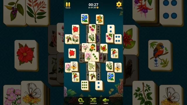Mahjong Blossom solitaire смотреть онлайн