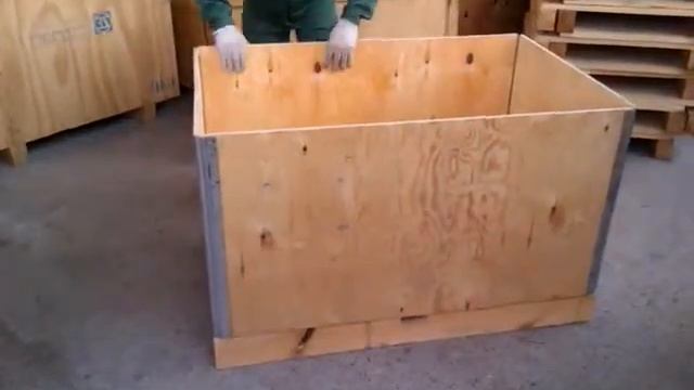 Сборка фанерного ящика № 721 смотреть онлайн