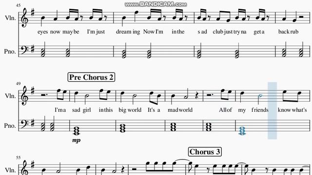 BENEE - " Supalonely " VIOLIN VERSION!!! FREE SHEET MUSIC NOTES SCORE EASY смотреть онлайн