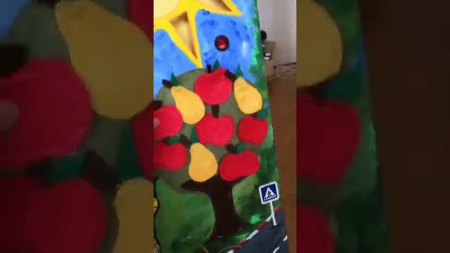 Бизиборд своими руками, поделка в сад для малышей смотреть онлайн