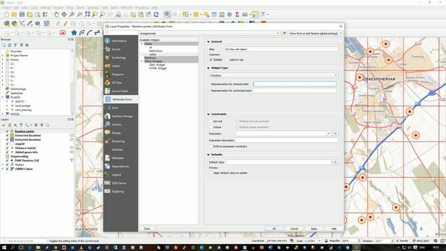 QGIS Modify Form using Widgets смотреть онлайн