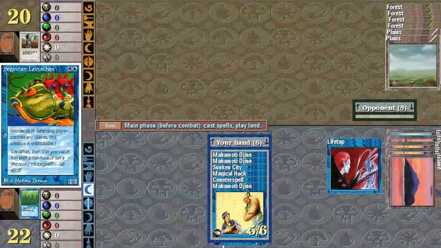 MTG Shandalar 1997 ☄ Mono Blue смотреть онлайн
