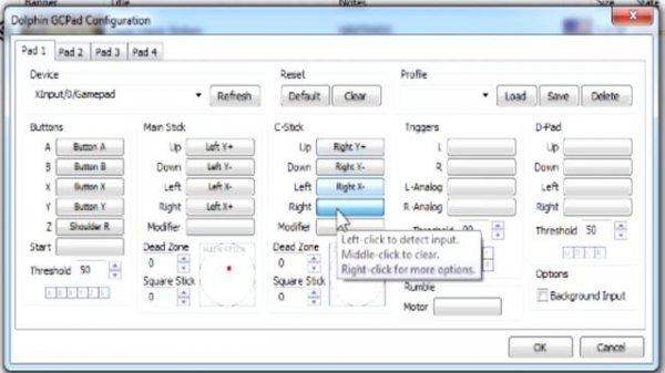 Xbox 360 controller on gamecube emulator (dolphin 3.0)