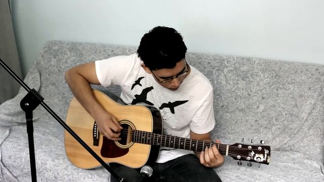 Bon Jovi - Living On A Prayer (Solo Acoustic Guitar Cover) смотреть онлайн