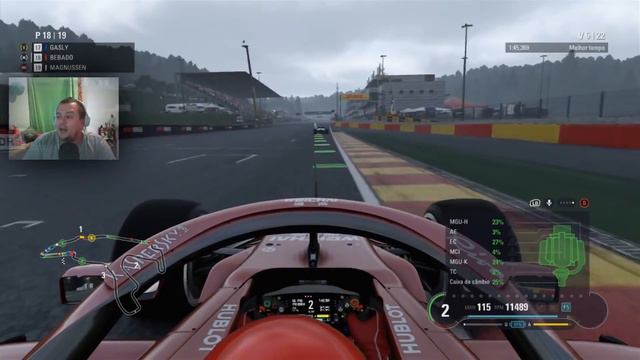 F1 2018 Modo Carreira Ferrari Gp Spa é Especial Ep80 смотреть онлайн