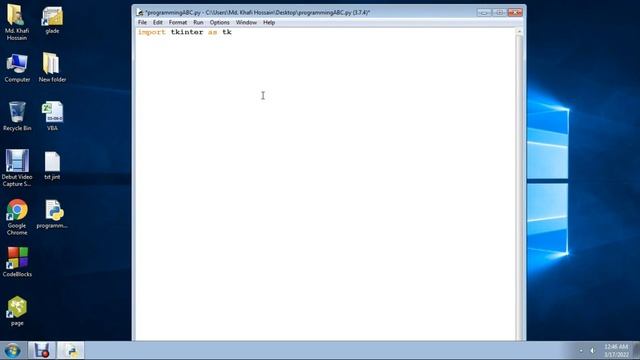 Python Tkinter : Simple Window смотреть онлайн