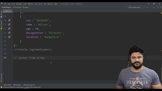 16 Arrays Part 2 in TypeScript | UiBrains | NAVEEN SAGGAM | Comeplete TypeScript Tutorial смотреть онлайн