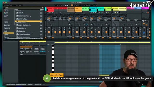 Essential elements of a techno track | Ableton Live tutorial смотреть онлайн