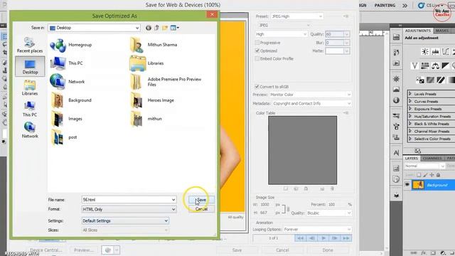 How to save for web in photoshop смотреть онлайн