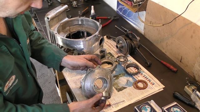 Часть 4 .Коленвал. Ремонт двигателя мотоцикла М-72 ,К-750 ,МВ-750 ,Днепр 12 смотреть онлайн