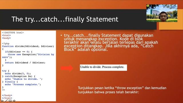 PHP Exceptions | Back-End Programming for Website смотреть онлайн