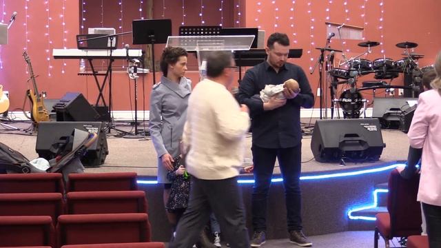 Молитва за новорожденного семьи Лебедевых | Церковь Сила Креста | 26 Марта 2023 смотреть онлайн