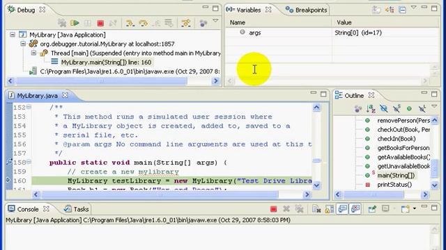 Eclipse and Java - Using the Debugger - Lesson 1 смотреть онлайн