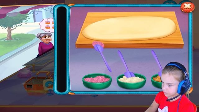 Игра для девочек и мальчиков про готовку Готовим вкусные пончики смотреть онлайн
