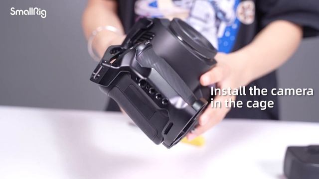 How to Install BMPCC 6K Pro Camera and Battery Pro Grip into SmallRig Cage | User Guide смотреть онлайн