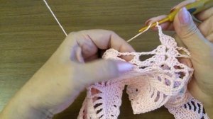 Летний топ с круглой кокеткой крючком.Часть2.Summer top with round crocheted yoke.Part2.