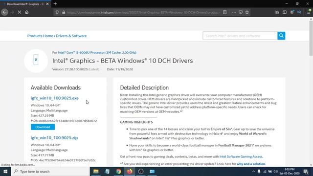 How To Download & Install Intel Hd Graphics Driver For Windows 10