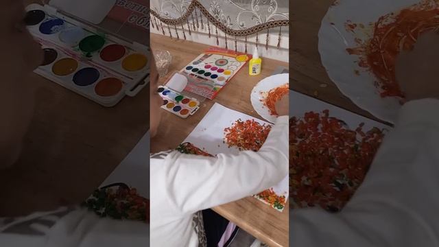 Күзгі қолөнер. Осенняя подделка. Для садика и школ. смотреть онлайн